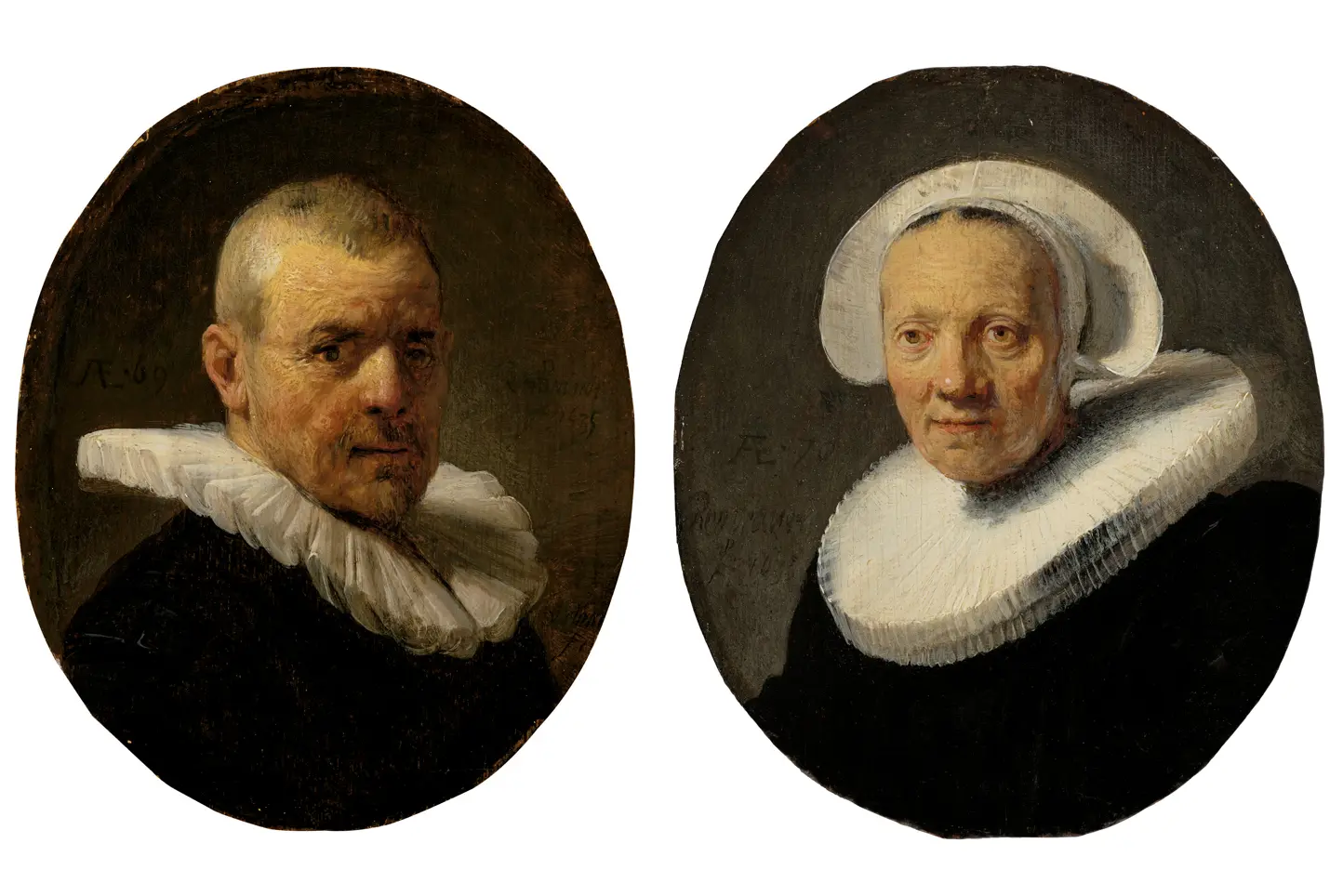 Christie's will sell the rare eight-inch portraits by Rembrandt on July 6-COURTESY CHRISTIE'S/©CHRISTIE’S IMAGES LIMITED 2023