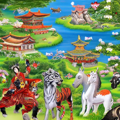 206_#9-A, 12 Oriental Animal Heroes 9, 2023
