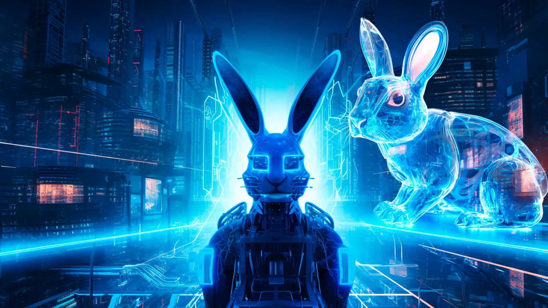 Techno Whisperer Rabbit, 2023