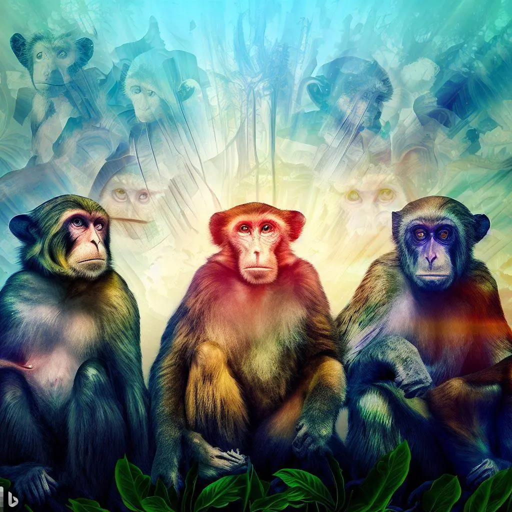 원숭이를 환경, 사회, 거버넌스와 연관된 가치와 원칙을 대표하는 동물