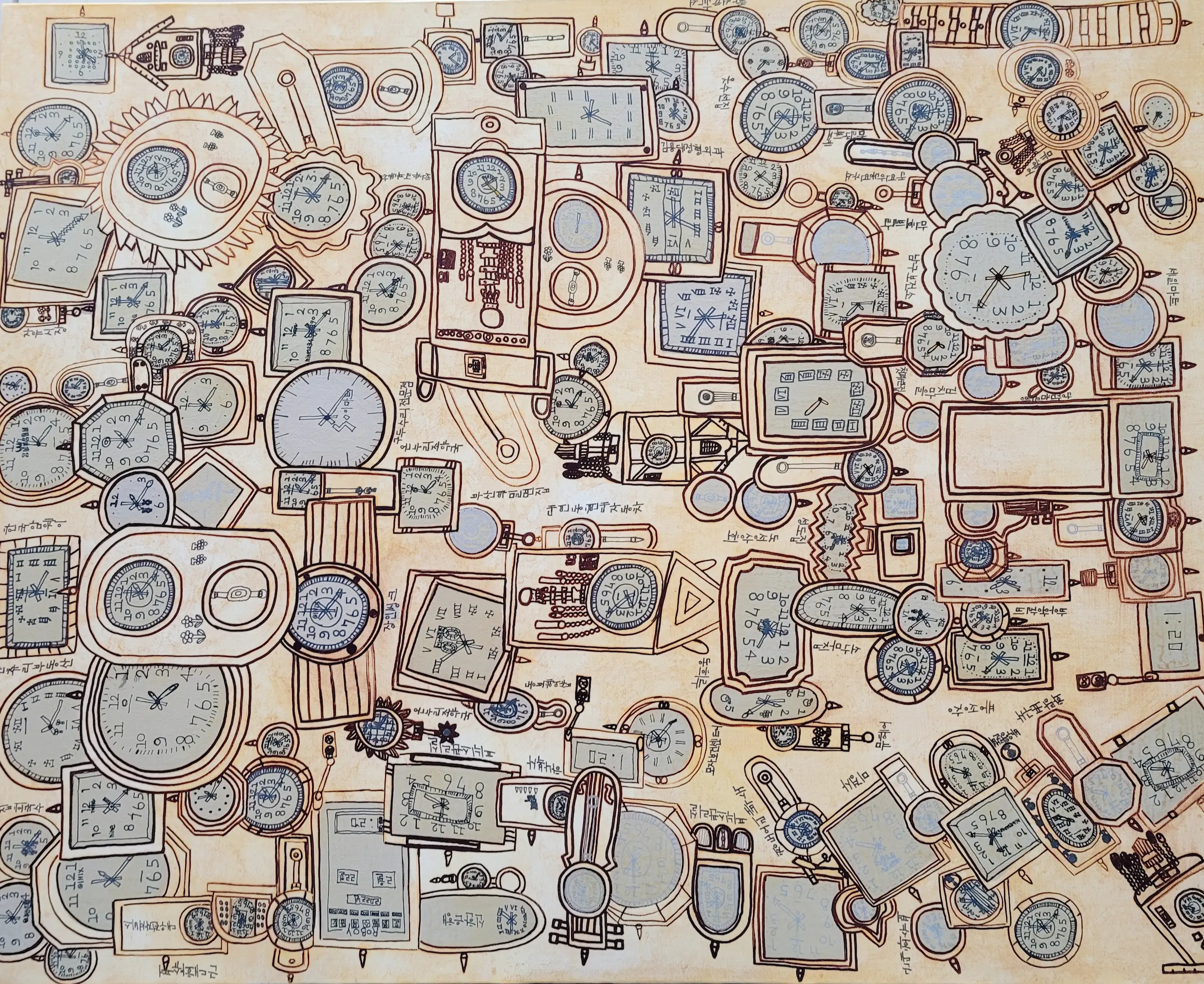 Clocks in Memory#4, 2022, Jinsuk-Yoon-artist