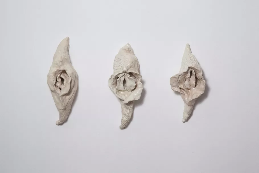 Brígida Baltar, A concha vagina I, II, III, 2017. Courtesy of Nara Roesler and the artist.