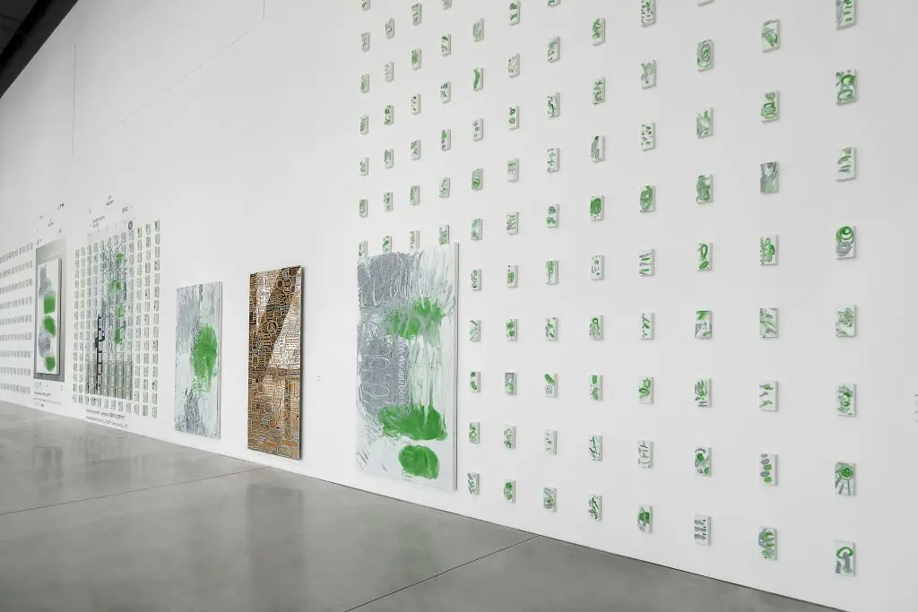 Installation view of Xu Zhen’s “Passion” paintings at G Museum, Nanjing.-2