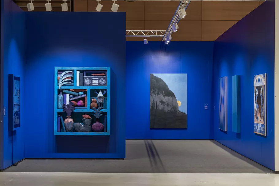 Installation view of Gallery Baton’s booth at Frieze Seoul, 2023. Courtesy of Gallery Baton.