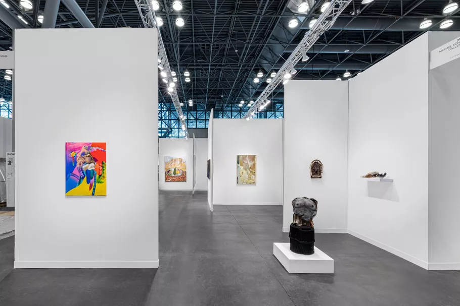 Installation view of Michael Kohn Gallery’s booth at The Armory Show, 2023. Courtesy of Michael Kohn Gallery.