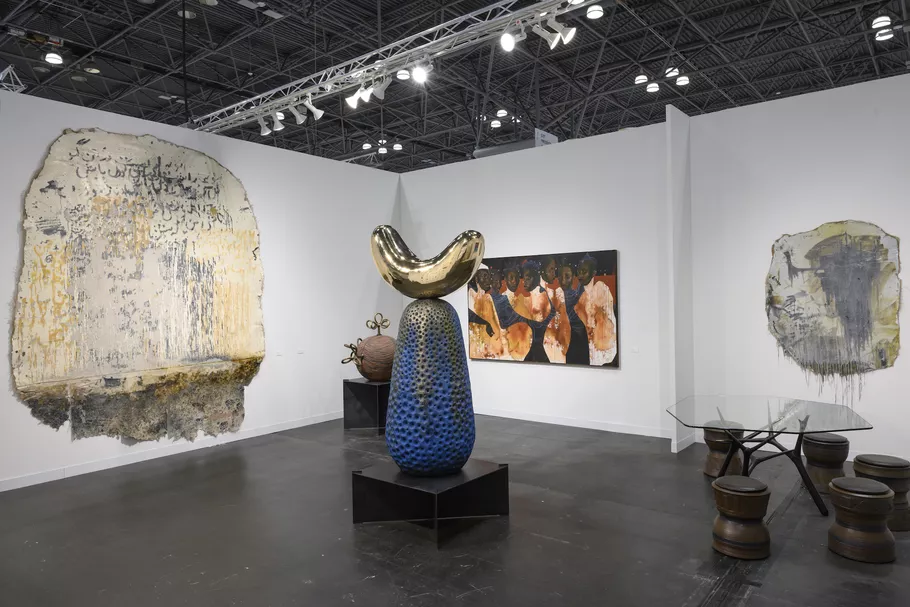 Installation view of Southern Guild’s booth at The Armory Show, 2023. Photo by Casey Kelbaugh. Courtesy of Southern Guild.